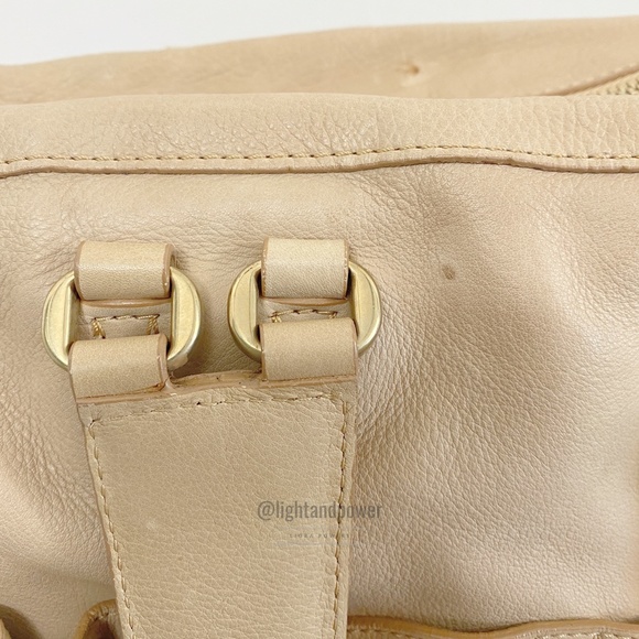 Donna Karen Collection Leather Bag - Cream Vintage - Picture 13 of 14